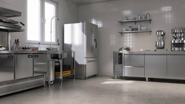 agencement fonctionnel d'un cuisine pro