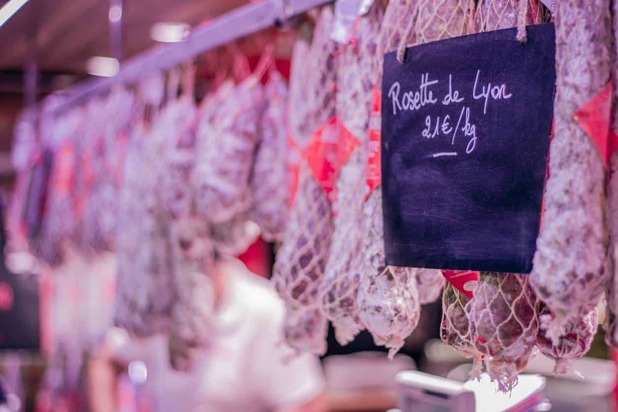 rosette de Lyon, spécialités terroir lyonnais